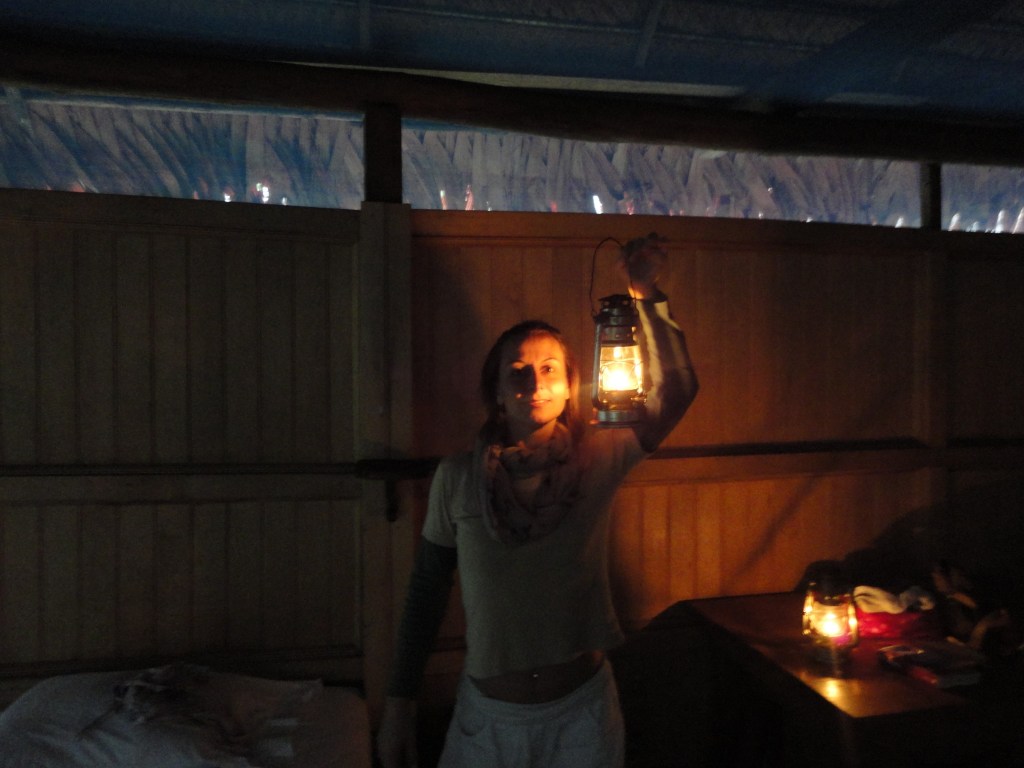 Cabaña en al Muyuna Amazon Lodge Cabaña en el Muyuna Amazon Lodge, en el Amazonas peruano.